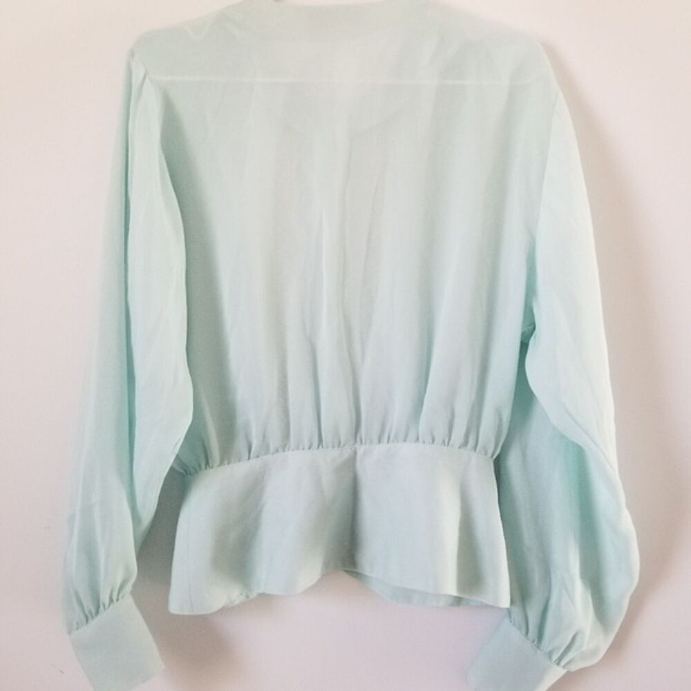 Vintage Michelle Stuart Lace Peplum Blouse (see measurements) - Picture 10 of 10